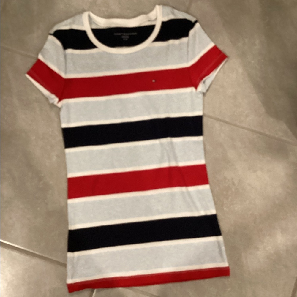 Striped Red, White, and Blue T-Shirt